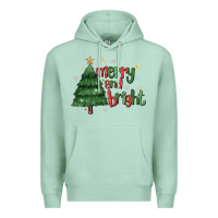 Seafoam Merry And Bright Premium Hoodie - MaliasSmallBusiness