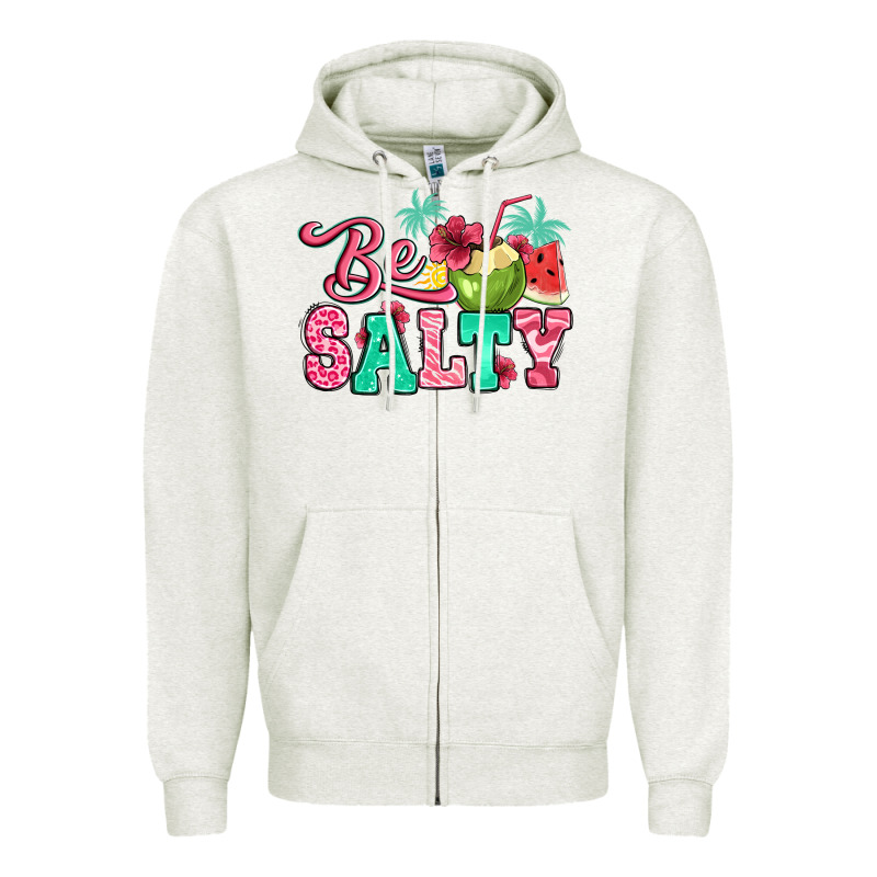 Be Salty Summer Zipper Hoodie by Jasminsmagicworld | Teevron