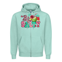 Seafoam be salty summer Zipper Hoodie - Jasminsmagicworld