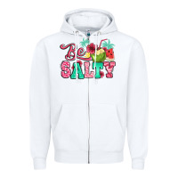 White be salty summer Zipper Hoodie - Jasminsmagicworld
