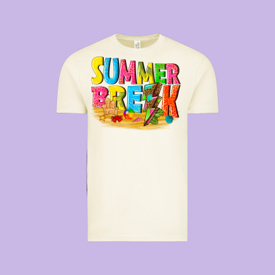 Summer Break Vintage Tee Designed By Texasbilliewilder