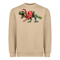 Mushroom t rex christmas Heavyweight Sweatshirt - RanaPortraitStore