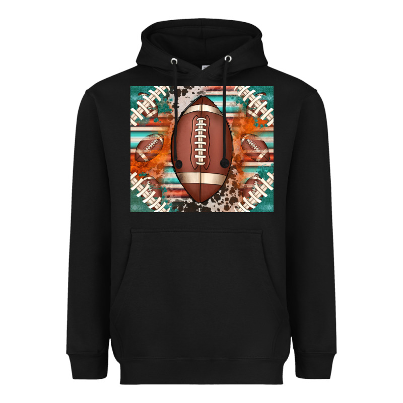 American Football Serape Glittertumbler Heavyweight Hoodie by Jasminsmagicworld | Teevron