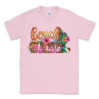 Bubblegum Pink beach babe Classic Tee - HRA Design Shop