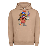Pigment Burro 4th of july hot dog Urban Hoodie - BarkalooDesign
