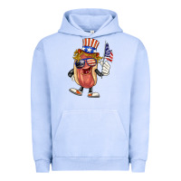 Pigment Grape Ice 4th of july hot dog Urban Hoodie - BarkalooDesign