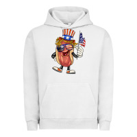 Pigment Lunar Rock 4th of july hot dog Urban Hoodie - BarkalooDesign