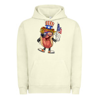 Pigment Pistachio 4th of july hot dog Urban Hoodie - BarkalooDesign