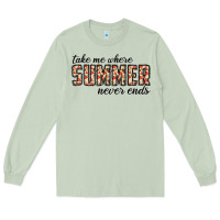 Matcha take me where summer never ends Long Sleeve Tee - CowhideDigitalArt