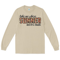 Mushroom take me where summer never ends Long Sleeve Tee - CowhideDigitalArt