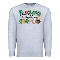 Heather Grey teaching lucky charm Premium Sweatshirt - MaliasSmallBusiness