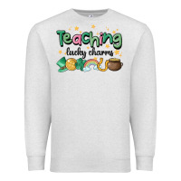 Oatmeal Heather teaching lucky charm Premium Sweatshirt - MaliasSmallBusiness