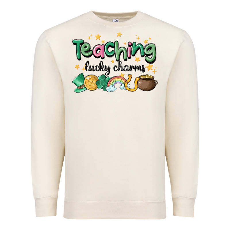 Teaching Lucky Charm Premium Sweatshirt by MaliasSmallBusiness | Teevron