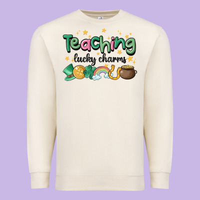 Teaching Lucky Charm Premium Sweatshirt Designed By Maliassmallbusiness