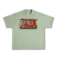 Oil Green christmas western papa claus Urban Heavy Tee - RanaPortraitStore