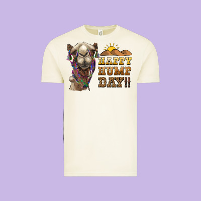 Happy Hump Day Camel Vintage Tee Designed By Barkaloodesign