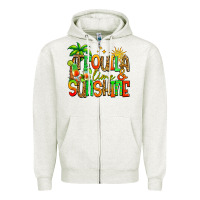 Tequila Lime And Sunshine Summer Zipper Hoodie | Teevron