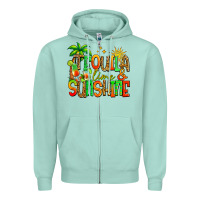 Seafoam tequila lime and sunshine summer Zipper Hoodie - Jasminsmagicworld