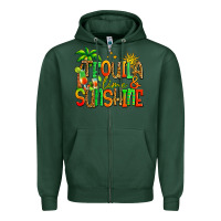 Sports Green tequila lime and sunshine summer Zipper Hoodie - Jasminsmagicworld