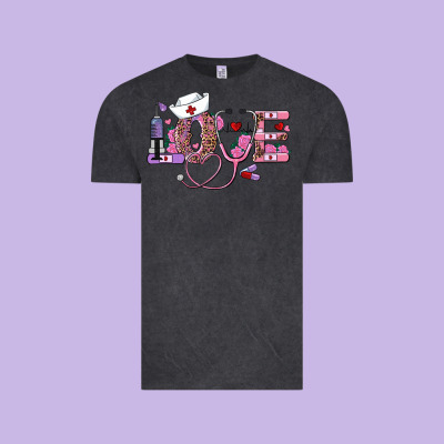 Valentine's Day Nurse Love Vintage Tee Designed By Ranaportraitstore