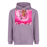 Lavender Breast Cancer diva Heavyweight Hoodie - NancyCooperArtShop