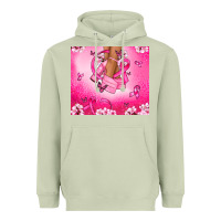 Matcha Breast Cancer diva Heavyweight Hoodie - NancyCooperArtShop