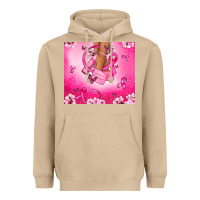 Mushroom Breast Cancer diva Heavyweight Hoodie - NancyCooperArtShop