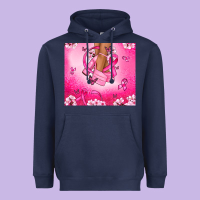 Breast Cancer Diva Heavyweight Hoodie Designed By Nancycooperartshop