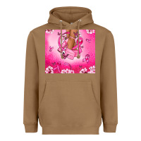 Toasted Coconut Breast Cancer diva Heavyweight Hoodie - NancyCooperArtShop