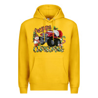 Lemon Merry Christmas Monster Truck Premium Hoodie - MaliasSmallBusiness