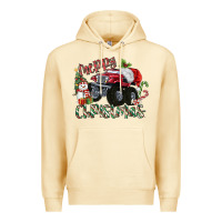 Pina Colada Merry Christmas Monster Truck Premium Hoodie - MaliasSmallBusiness
