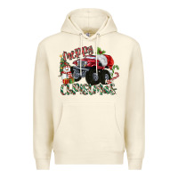 Sandshell Merry Christmas Monster Truck Premium Hoodie - MaliasSmallBusiness