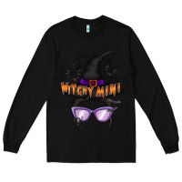 Black witchy mini Long Sleeve Tee - RacoonDesign