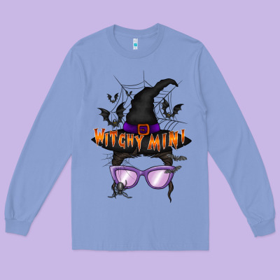 Witchy Mini Long Sleeve Tee Designed By Racoondesign