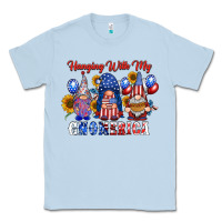 Dusty Blue hangin with my gnomerica Classic Tee - RacoonDesign