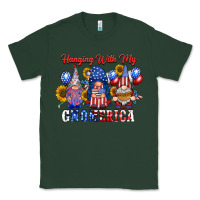 Sports Green hangin with my gnomerica Classic Tee - RacoonDesign