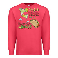 Cardinal i'm here for the margaritas and tacos Premium Sweatshirt - MaliasSmallBusiness