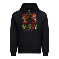 Black Christmas merry mama messy bun Urban Hoodie - Jasminsmagicworld