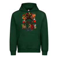 Forest Green Christmas merry mama messy bun Urban Hoodie - Jasminsmagicworld