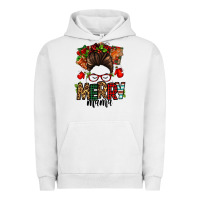 Pigment Lunar Rock Christmas merry mama messy bun Urban Hoodie - Jasminsmagicworld