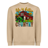 Mushroom life is better in the country western Heavyweight Sweatshirt - texasbilliewilder