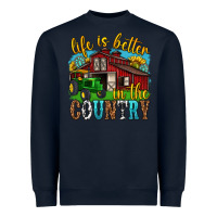 Navy life is better in the country western Heavyweight Sweatshirt - texasbilliewilder