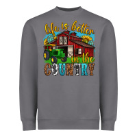 Storm life is better in the country western Heavyweight Sweatshirt - texasbilliewilder
