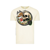 Vintage Arctic race skull Vintage Tee - Zillion Design Studio