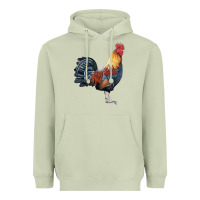 Matcha New Hampshire Red Rooster Heavyweight Hoodie - LillyAllenDesigns