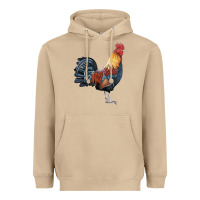 Mushroom New Hampshire Red Rooster Heavyweight Hoodie - LillyAllenDesigns