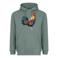 Sage New Hampshire Red Rooster Heavyweight Hoodie - LillyAllenDesigns