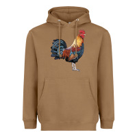 Toasted Coconut New Hampshire Red Rooster Heavyweight Hoodie - LillyAllenDesigns