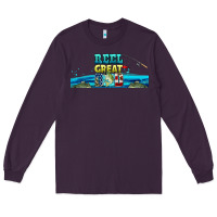 Plum reel great dad  libbey glass Long Sleeve Tee - HRA Design Shop