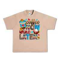 Burro coffee now wine later Urban Heavy Tee - Zillion Design Studio